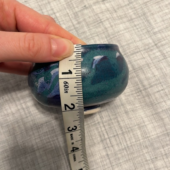 Vintage handmade pottery vase - Picture 6 of 7